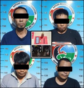 Satresnarkoba Polres Metro Amankan 4 Pria Saat Pesta Narkoba
