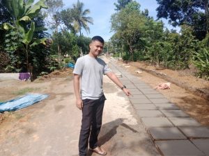 Manfaatkan Dana Desa, Kampung Pujo Dadi Bangun Saluran Drainase