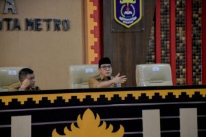 Pemerintah Kota Metro Gelar Rapat Bulanan dan Bedah Masalah