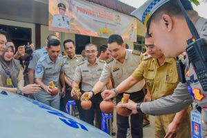 Membenahi Sistem Pendapatan, Sekda Kota Metro Resmi Luncurkan Mobil Samling