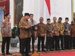 Lengkap !! Ini 53 Menteri Kabinet Prabowo Gibran : 22 Wajah Lama, 31 Orang Baru